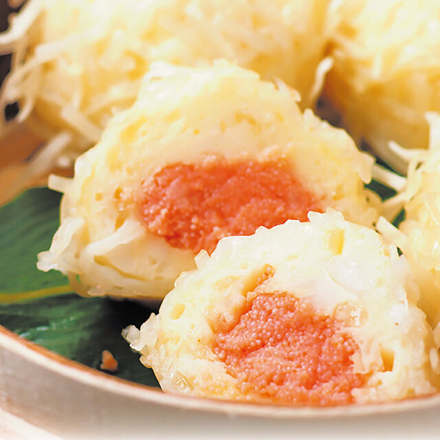 Hakata Ryotei Wakaei, Fukuoka Prefecture ●Menta Shumai (8 pieces) 1,188 yen including tax