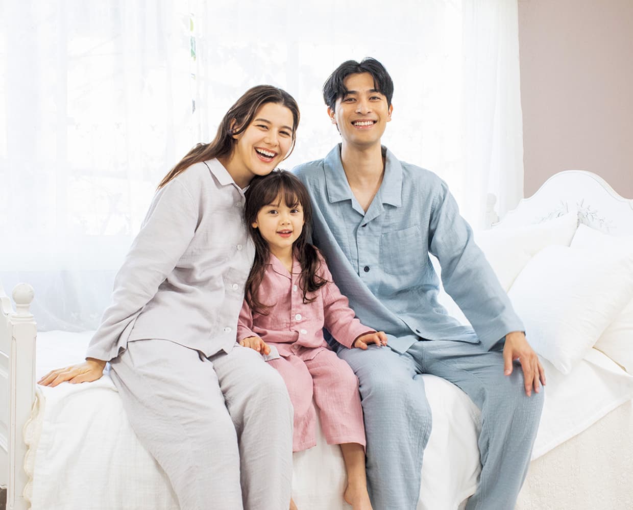 "Uchino" marshmallow gauze Basic Lady's pajama